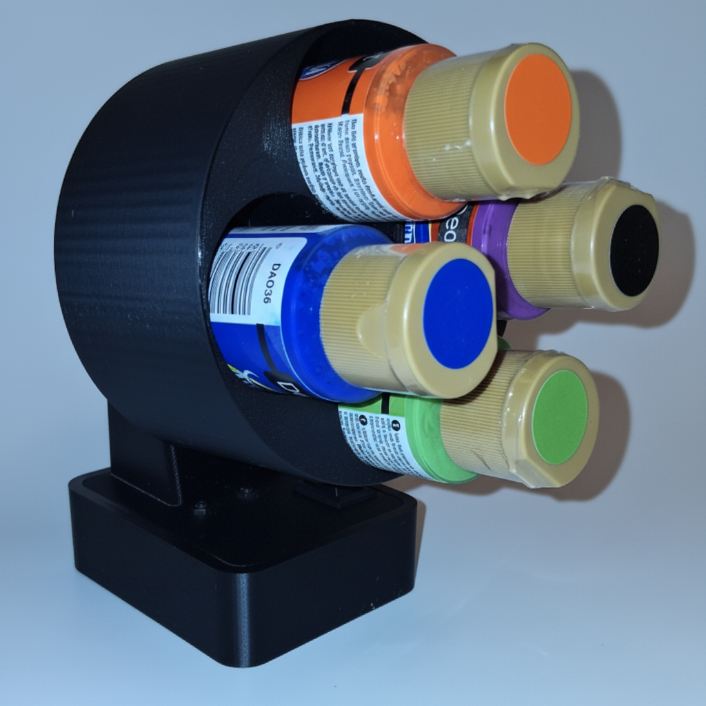 Cleaned Up Paint Bottle Holder